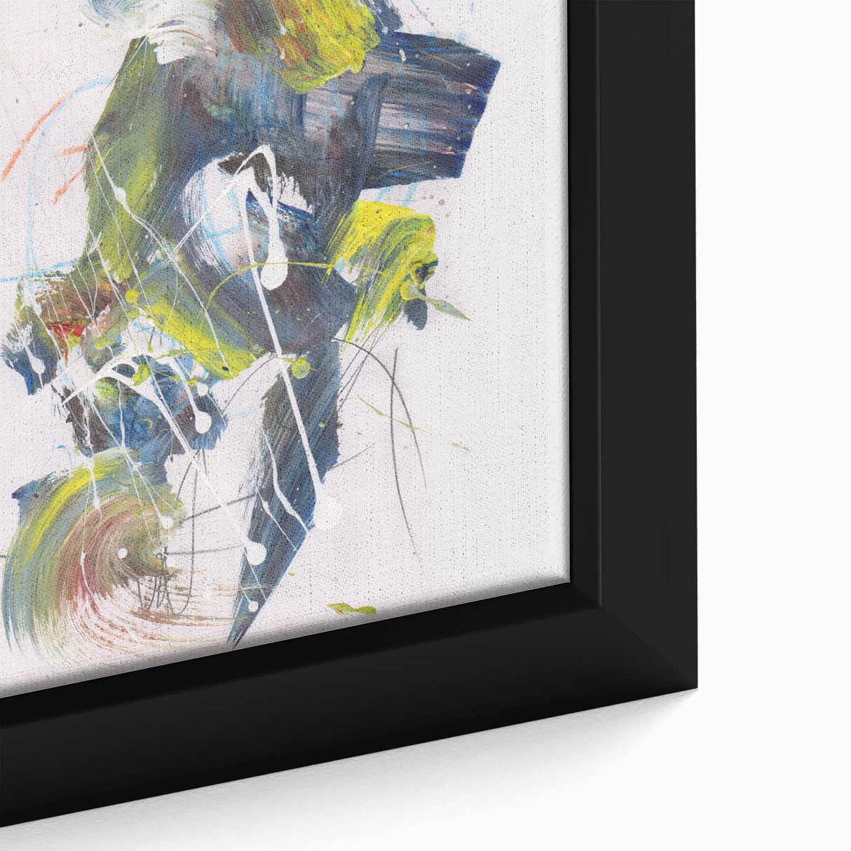 Vibrant Brushstroke Expression – Colorful Abstract Wall Hanging
