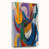 Vibrant Abstract Expressionist Wall Art – Bold Colorful Canvas