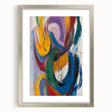 Vibrant Abstract Expressionist Wall Art – Bold Colorful Canvas