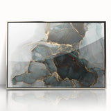 Premium Abstract Canvas Prints – Forest Green & Gold Art