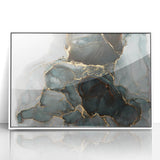 Premium Abstract Canvas Prints – Forest Green & Gold Art