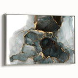 Premium Abstract Canvas Prints – Forest Green & Gold Art