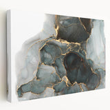 Premium Abstract Canvas Prints – Forest Green & Gold Art