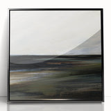 Earthen Harmony Abstracts - Serene Landscape Abstract Art in Earth Tones