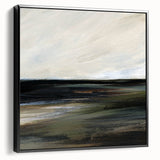 Earthen Harmony Abstracts - Serene Landscape Abstract Art in Earth Tones