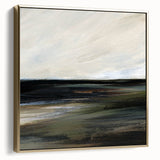 Earthen Harmony Abstracts - Serene Landscape Abstract Art in Earth Tones