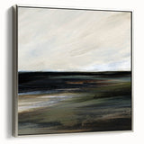 Earthen Harmony Abstracts - Serene Landscape Abstract Art in Earth Tones