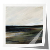 Earthen Harmony Abstracts - Serene Landscape Abstract Art in Earth Tones