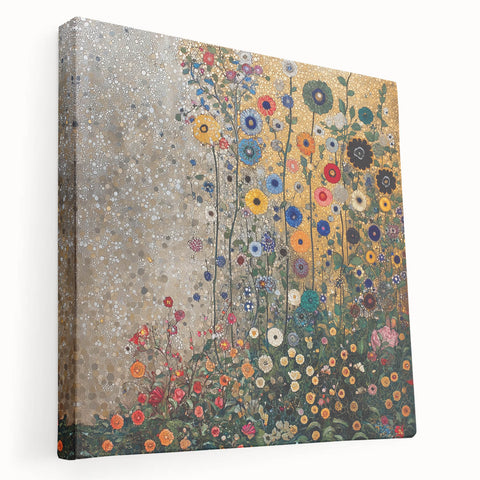 Colorful Abstract Floral Wall Art – Contemporary Botanical Print