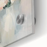 Minimalist Abstract Floral Wall Art – Elegant Pastel Canvas Print