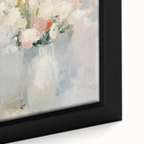 Minimalist Abstract Floral Wall Art – Elegant Pastel Canvas Print