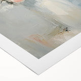 Minimalist Abstract Floral Wall Art – Elegant Pastel Canvas Print