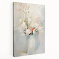 Minimalist Abstract Floral Wall Art – Elegant Pastel Canvas Print