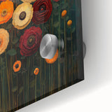 Vibrant Abstract Floral Wall Art – Bold Botanical Canvas Print
