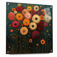 Vibrant Abstract Floral Wall Art – Bold Botanical Canvas Print