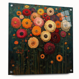 Vibrant Abstract Floral Wall Art – Bold Botanical Canvas Print