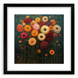 Vibrant Abstract Floral Wall Art – Bold Botanical Canvas Print