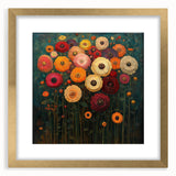 Vibrant Abstract Floral Wall Art – Bold Botanical Canvas Print