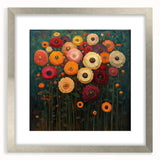 Vibrant Abstract Floral Wall Art – Bold Botanical Canvas Print