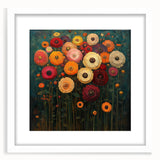 Vibrant Abstract Floral Wall Art – Bold Botanical Canvas Print