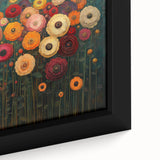 Vibrant Abstract Floral Wall Art – Bold Botanical Canvas Print