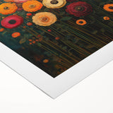 Vibrant Abstract Floral Wall Art – Bold Botanical Canvas Print