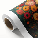 Vibrant Abstract Floral Wall Art – Bold Botanical Canvas Print