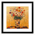 Bold Abstract Floral Wall Art – Colorful Geometric Canvas Print