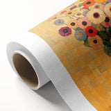 Bold Abstract Floral Wall Art – Colorful Geometric Canvas Print