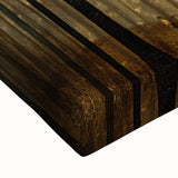 Golden Forest Abstract Wall Art – Mystical Nature Canvas Print