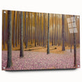 Golden Forest Abstract Wall Art – Soft Floral Nature Canvas Print