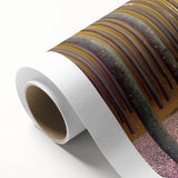 Golden Forest Abstract Wall Art – Soft Floral Nature Canvas Print