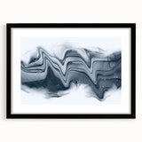 Modern Fluid Art Prints – Monochrome Black & White Canvas Decor