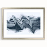 Modern Fluid Art Prints – Monochrome Black & White Canvas Decor