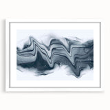Modern Fluid Art Prints – Monochrome Black & White Canvas Decor