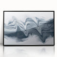 Modern Fluid Art Prints – Monochrome Black & White Canvas Decor