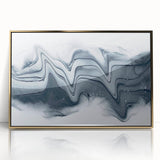 Modern Fluid Art Prints – Monochrome Black & White Canvas Decor