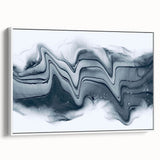Modern Fluid Art Prints – Monochrome Black & White Canvas Decor