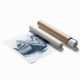 Modern Fluid Art Prints – Monochrome Black & White Canvas Decor