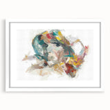 Expressive Woman's Portrait – Contemporary Abstract Art Piece