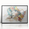 Expressive Woman's Portrait – Contemporary Abstract Art Piece