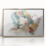 Expressive Woman's Portrait – Contemporary Abstract Art Piece