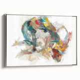 Expressive Woman's Portrait – Contemporary Abstract Art Piece