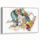 Expressive Woman's Portrait – Contemporary Abstract Art Piece