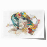 Expressive Woman's Portrait – Contemporary Abstract Art Piece