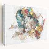 Expressive Woman's Portrait – Contemporary Abstract Art Piece