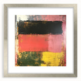 Bold Abstract Expressionist Wall Art – Modern Color-Block Canvas