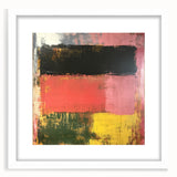 Bold Abstract Expressionist Wall Art – Modern Color-Block Canvas