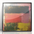Bold Abstract Expressionist Wall Art – Modern Color-Block Canvas