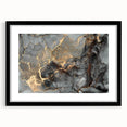 High-End Abstract Wall Decor – Dark Gray & Gold Canvas